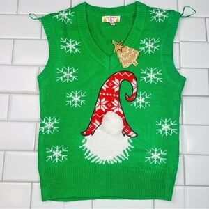 Merry Christmas‎ by Poof Gnome sweater vest